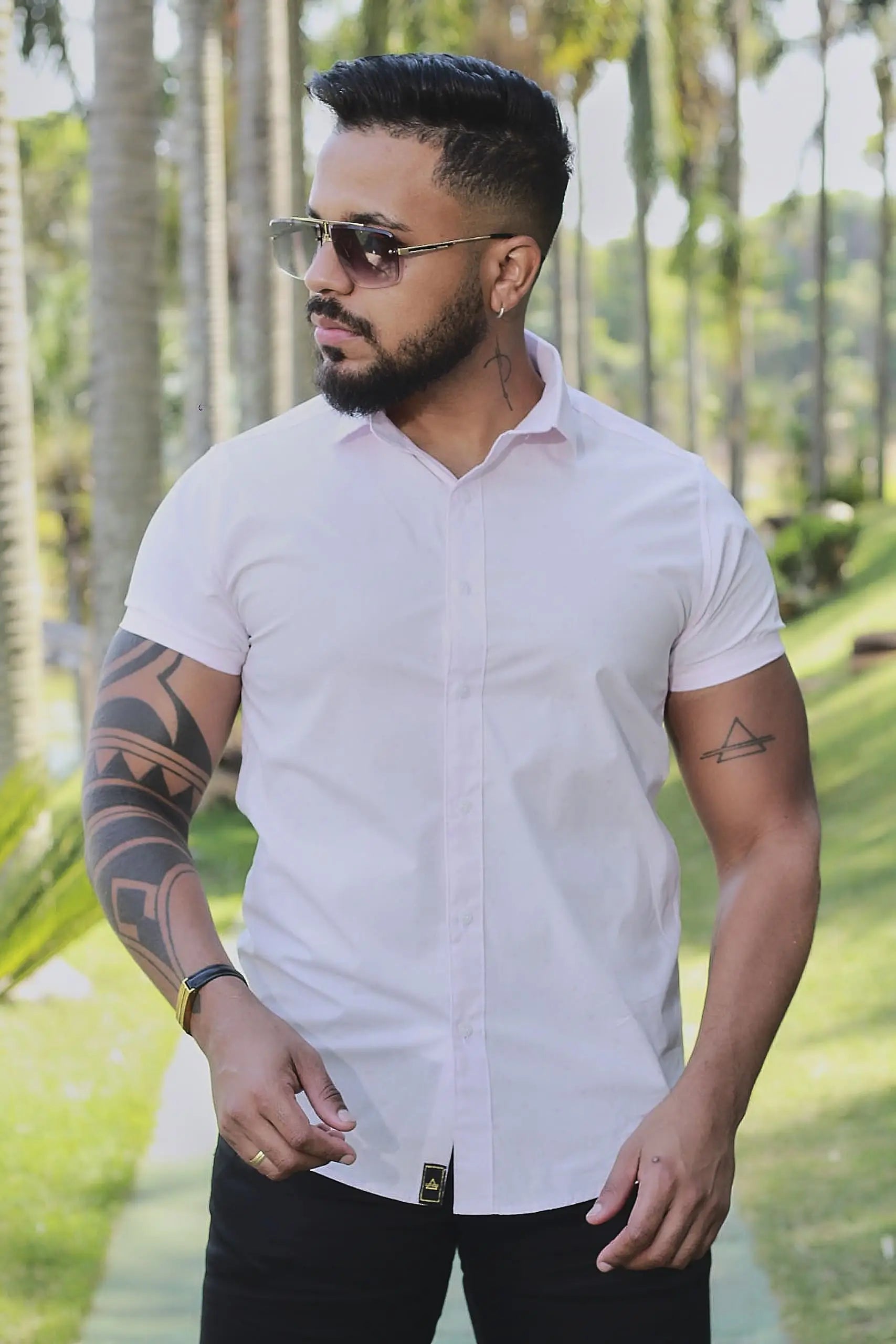 Camisa Slim fit Dolomiti Rosa BB Premium